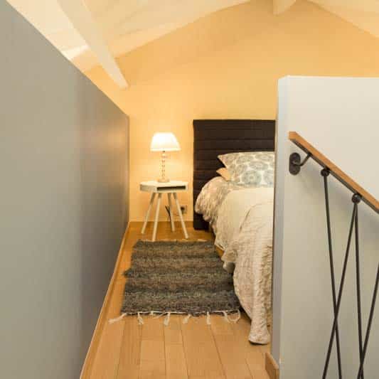 chambre mezzanine studio 3 de la ferme du Marais Girard séjour de jeûne en harmonie
