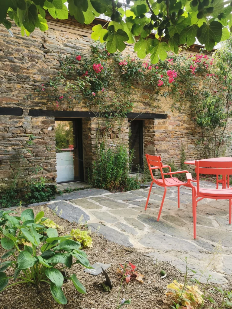 Terrasse ty-nid gîte le temps du coeur cure détox 3 jours